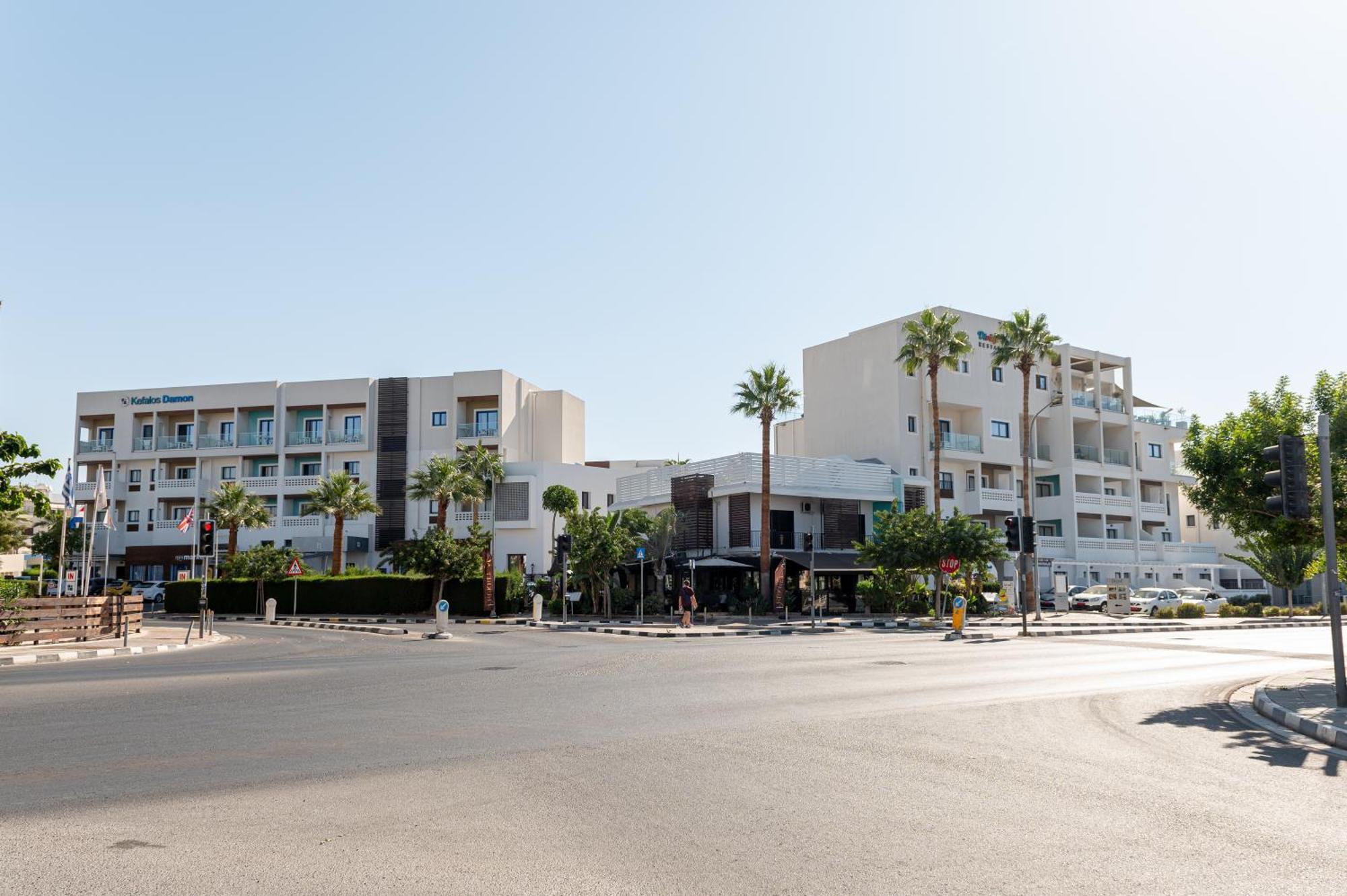 Kefalos Damon Hotel Apartments Paphos Exterior foto